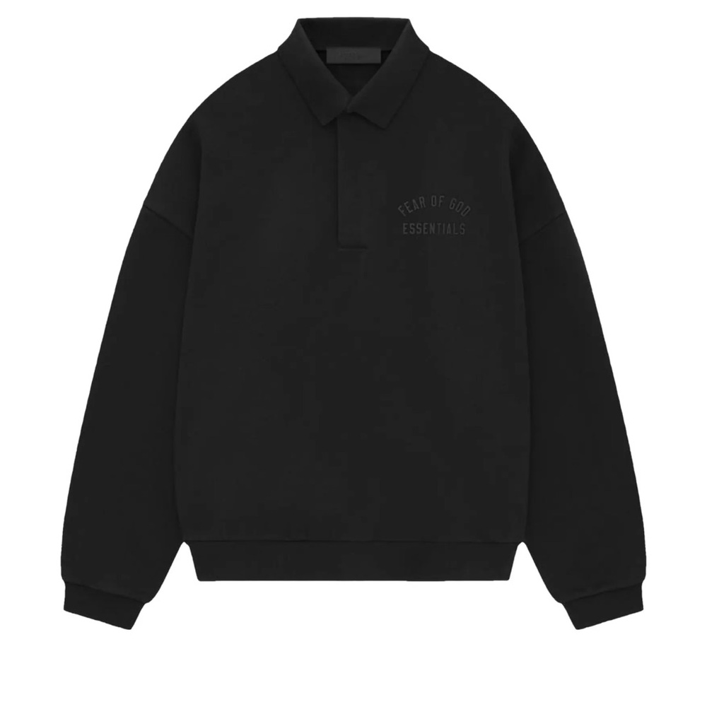 ESSENTIALS MEDIUM LONG SLEEVE POLO